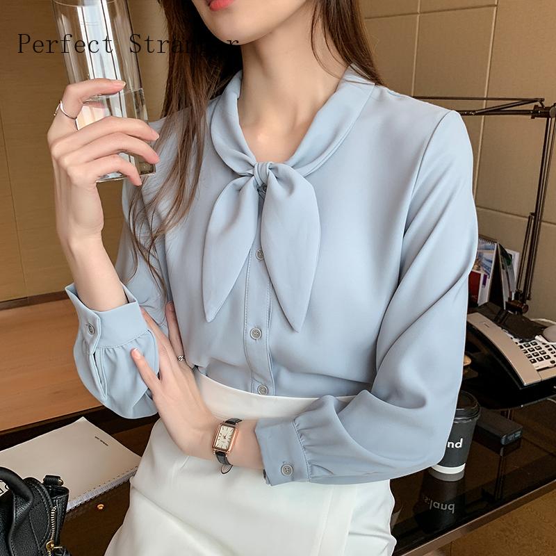 Autumn Arrival Bow Collar Long Sleeve Women Chiffon Blouse High Quality Women's Blouses & Shirts, White
Autumn Arrival Bow Collar Long Sleeve Women Chiffon Blouse High Quality Women's Blouses & Shirts, White