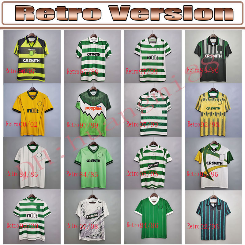 Retro Celts Larsson Soccer Jerseys 84 86 87 88 91 95 96 97 98 99 00 02 Celtic BRATTBAKK Classic Vintage old calssical Shirt football uniforms
Retro Celts Larsson Soccer Jerseys 84 86 87 88 91 95 96 97 98 99 00 02 Celtic BRATTBAKK Classic Vintage old calssical Shirt football uniforms