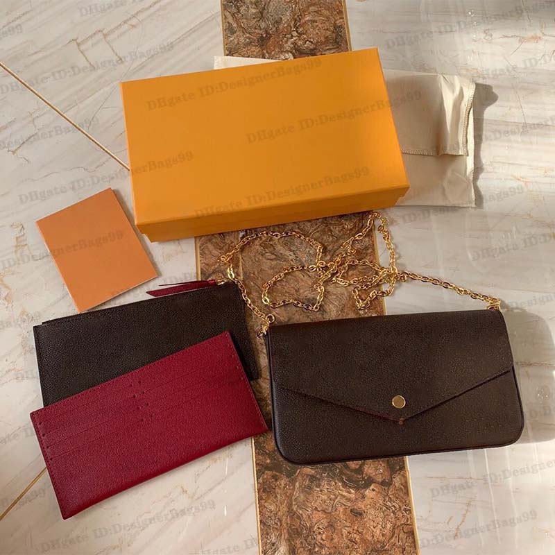 Women Designers Bags Pochette Felicie Handbags Fashion Shoulder Lady Totes Clutchbag Purse Crossbody Backpack Wallet 3 Pcs Set Chain Bag, Don´t pay
Women Designers Bags Pochette Felicie Handbags Fashion Shoulder Lady Totes Clutchbag Purse Crossbody Backpack Wallet 3 Pcs Set Chain Bag, Don´t pay