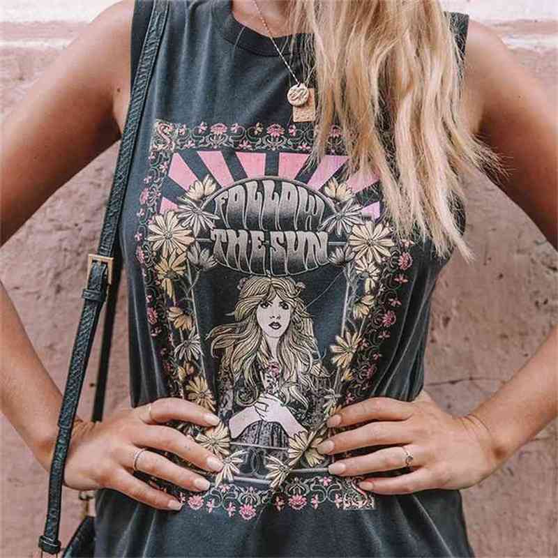 VINTAGE INSPIRED follow the sun Tee black boho t shirt O-neck spring summer top short sleeve chic t-shirts 210708, Cream
VINTAGE INSPIRED follow the sun Tee black boho t shirt O-neck spring summer top short sleeve chic t-shirts 210708, Cream