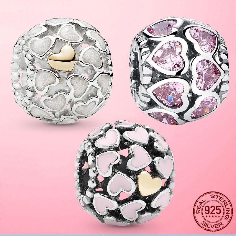 Other Romantic 925 Sterling Silver Heart To Forever Love Charms Beads Fit For Original Bracelet & Bangle DIY Jewelry
Other Romantic 925 Sterling Silver Heart To Forever Love Charms Beads Fit For Original Bracelet & Bangle DIY Jewelry