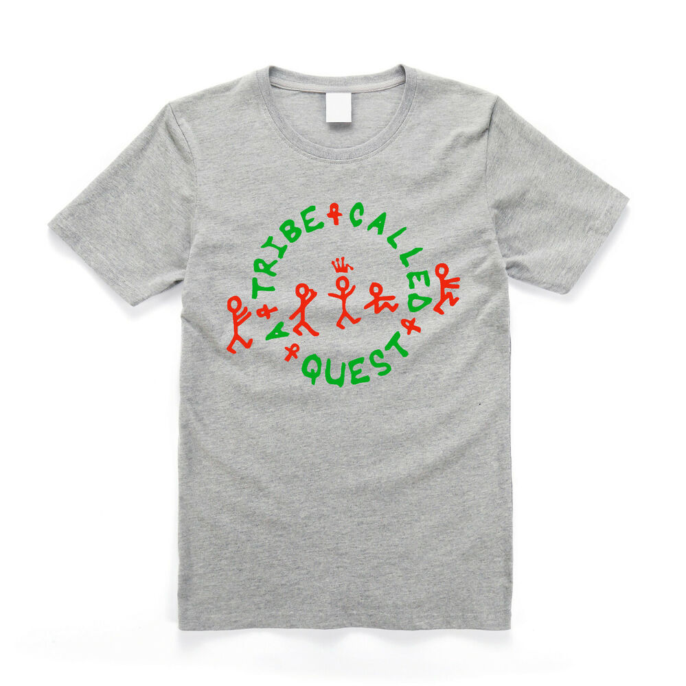 A Tribe Called Quest Old School Hip Hop T Shirt Grey