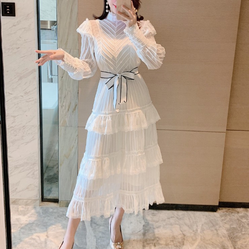 ZAWFL Women Autumn Fashion Runway Party Cake Midi Dress Lace Ruffles Long Sleeve High Waist Bodycon Ladies A-Line Dresses 210525, Picture color
ZAWFL Women Autumn Fashion Runway Party Cake Midi Dress Lace Ruffles Long Sleeve High Waist Bodycon Ladies A-Line Dresses 210525, Picture color