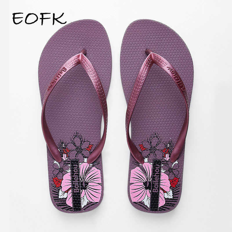 EOFK Women Slippers Beach Summer Flip Flops Fashion Designer Ladies Purple Home Female Slides H0827, Pvc white flower
EOFK Women Slippers Beach Summer Flip Flops Fashion Designer Ladies Purple Home Female Slides H0827, Pvc white flower