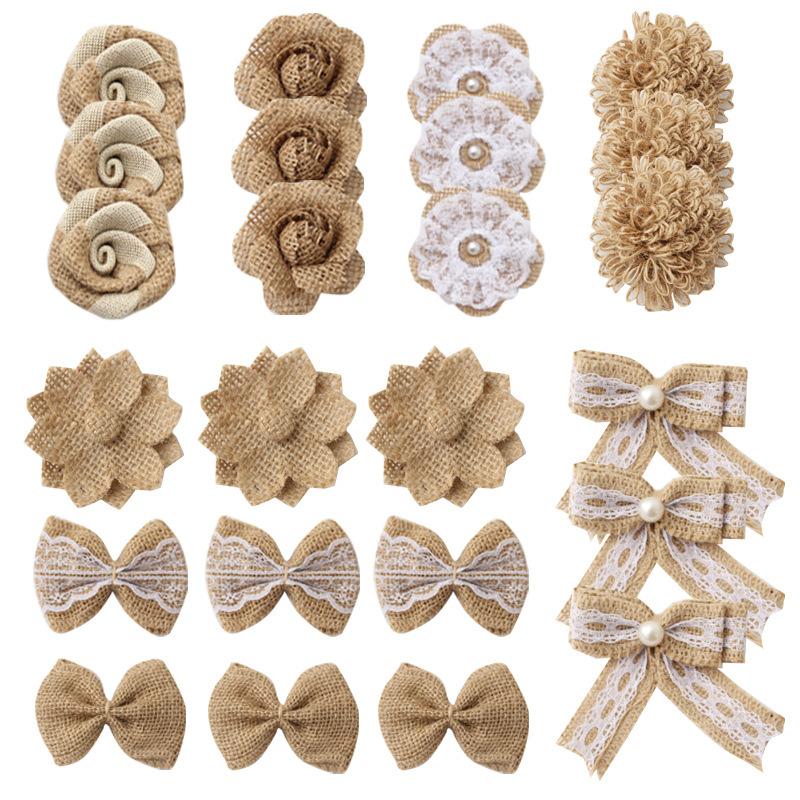 Party Decoration Christmas 24pcs Burlap Flowers Set Rustic Flower For Xmas Tree DIY Craft Bouquet Home Wedding
Party Decoration Christmas 24pcs Burlap Flowers Set Rustic Flower For Xmas Tree DIY Craft Bouquet Home Wedding