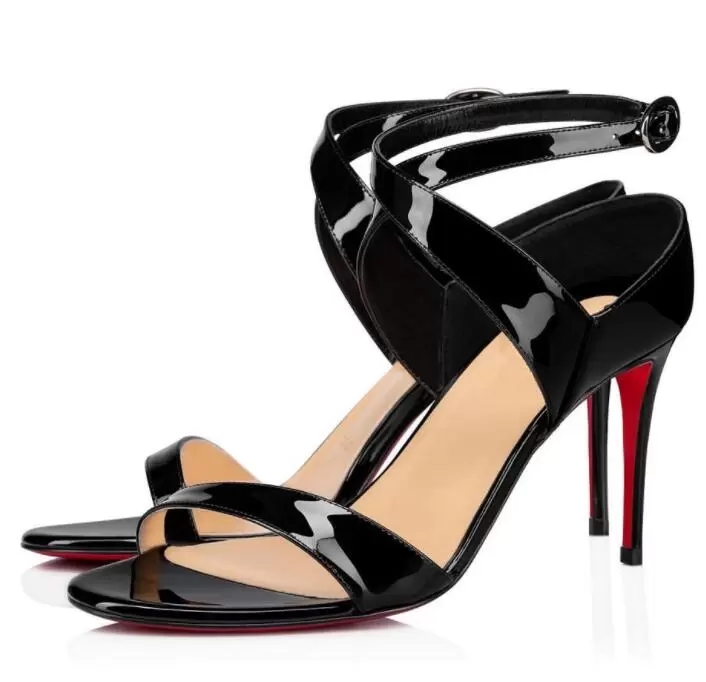 Summer Ladies Sandals High Heel Red Sole Shoes Exquisite and Elegant Designer Brand Patent Leather Stiletto Reds Soles Shoess Liloo 85mm Black Nude
Summer Ladies Sandals High Heel Red Sole Shoes Exquisite and Elegant Designer Brand Patent Leather Stiletto Reds Soles Shoess Liloo 85mm Black Nude