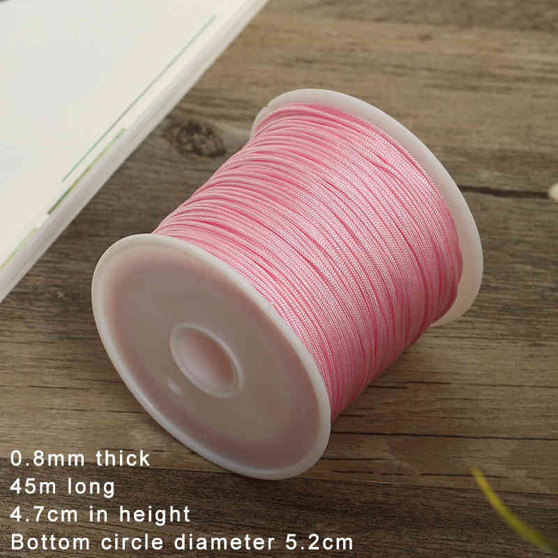 1Roll Tassels Bracelet Braided Nylon Cord Thread for Household for Chinese Knot Beading String Multi Purpose