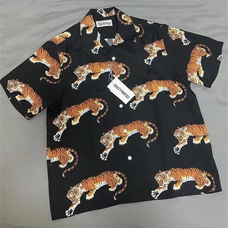 Men' Casual Shirts 2021ss Tiger Pattern Printing WACKO MARIA Hawaii Shirt Men Women 1:1 Quality T-Shirt Top Tees
Men' Casual Shirts 2021ss Tiger Pattern Printing WACKO MARIA Hawaii Shirt Men Women 1:1 Quality T-Shirt Top Tees
