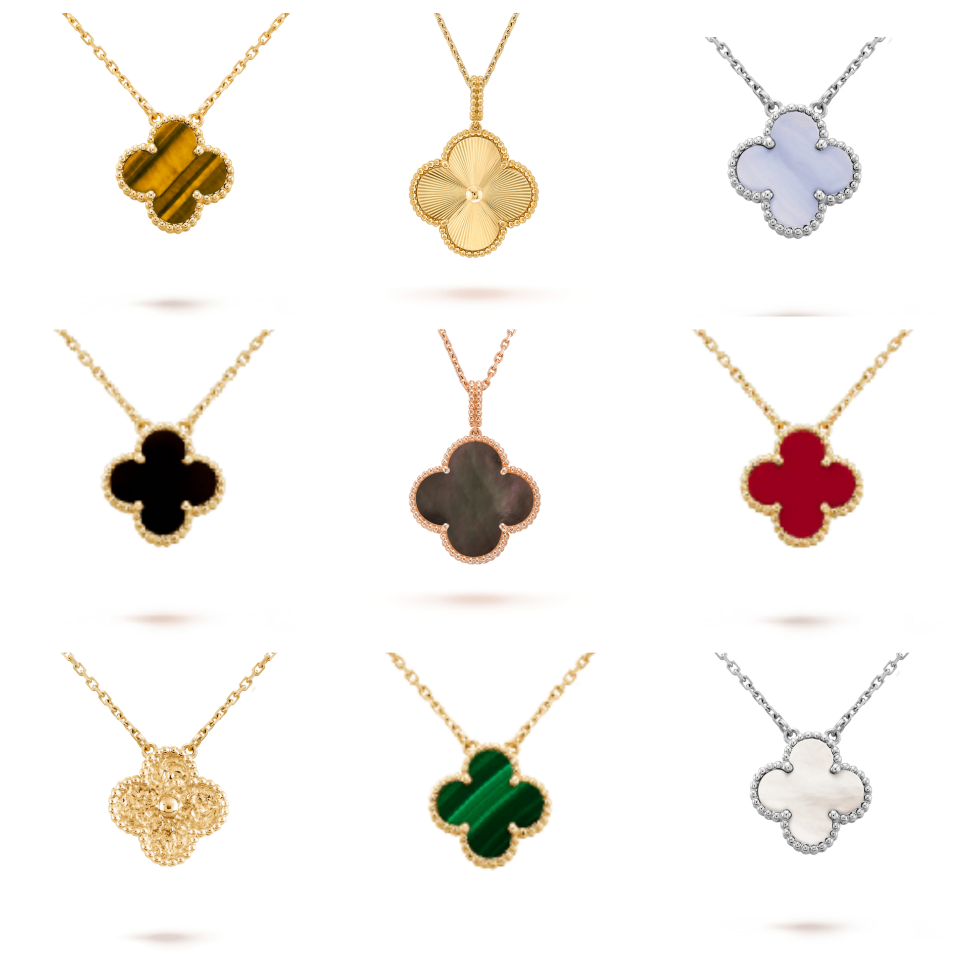 925 sterling silver jewelry four-leaf clover necklace female 18k gold clavicle chain
925 sterling silver jewelry four-leaf clover necklace female 18k gold clavicle chain