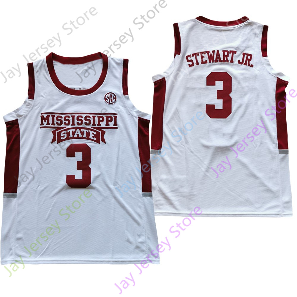 2021 New NCAA College Mississippi State Bulldogs Basketball Jersey 3 D.J. Stewart Jr. Size S-3XL Black White, As pic
2021 New NCAA College Mississippi State Bulldogs Basketball Jersey 3 D.J. Stewart Jr. Size S-3XL Black White, As pic