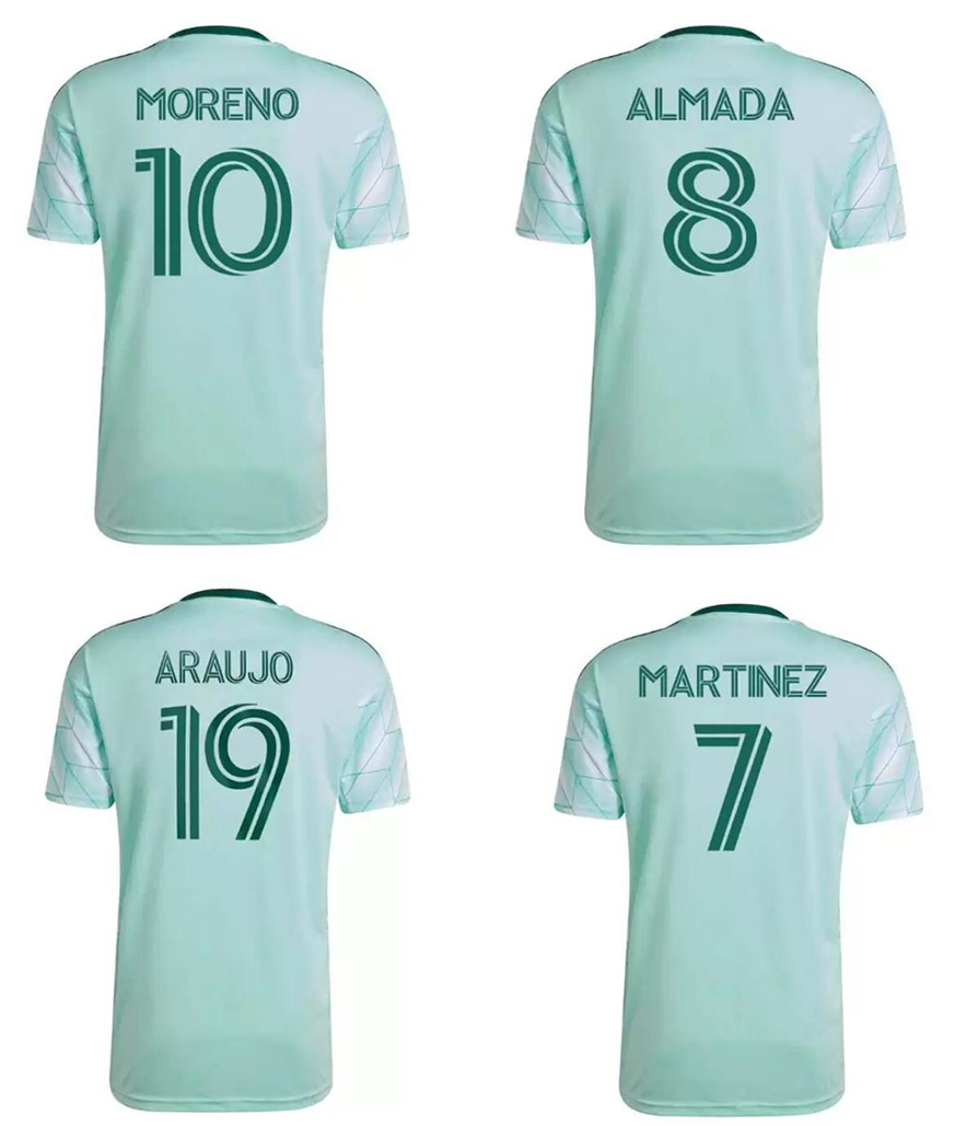 22 23 Customized Atlanta United FC Almirón 10 Martinez 7 Nagbe 6 Barco 8 Villalba 15 Garza 4 McCann 16 Thai Quality sports jerseys, 22-23 away
22 23 Customized Atlanta United FC Almirón 10 Martinez 7 Nagbe 6 Barco 8 Villalba 15 Garza 4 McCann 16 Thai Quality sports jerseys, 22-23 away