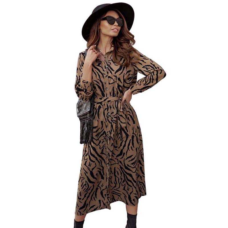 Turn Down Collar Long Sleeve Single Breasted Print Dress Women Elegant Bandage Office Streetwear Casual Loose Beach Long Dresses 210608, White-1
Turn Down Collar Long Sleeve Single Breasted Print Dress Women Elegant Bandage Office Streetwear Casual Loose Beach Long Dresses 210608, White-1