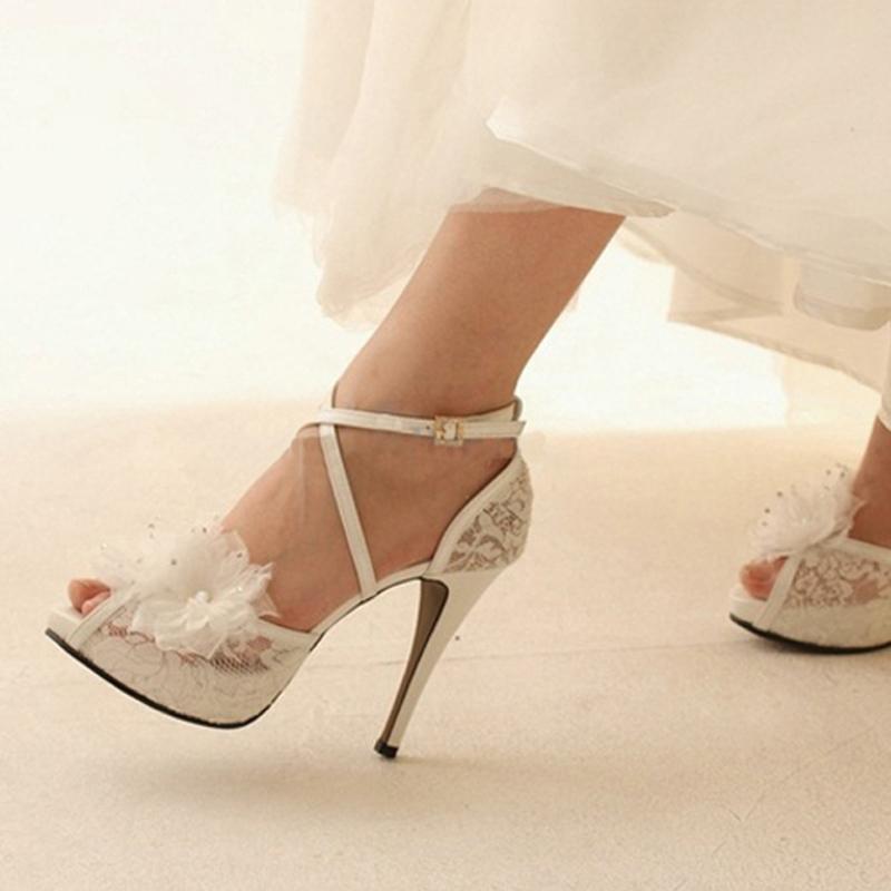 Dress Shoes White Lace Elegant Ankle Straps Sandals Handcraft Applique Women Pumps Evening Party Platforms Heels Prom Wedding
Dress Shoes White Lace Elegant Ankle Straps Sandals Handcraft Applique Women Pumps Evening Party Platforms Heels Prom Wedding