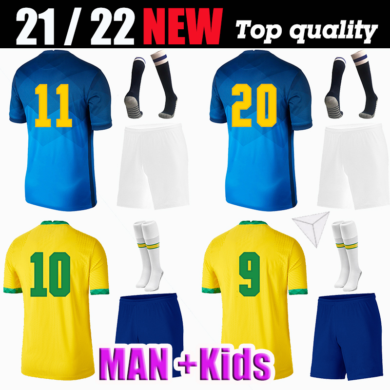 21 22 brazils Adult kit and kids kit Richarlison G.JESUS soccer jerseys camiseta Copa America 2021 2022 COUTINHO FIRMINO Marquinhos Casemiro brasil football shirt
21 22 brazils Adult kit and kids kit Richarlison G.JESUS soccer jerseys camiseta Copa America 2021 2022 COUTINHO FIRMINO Marquinhos Casemiro brasil football shirt