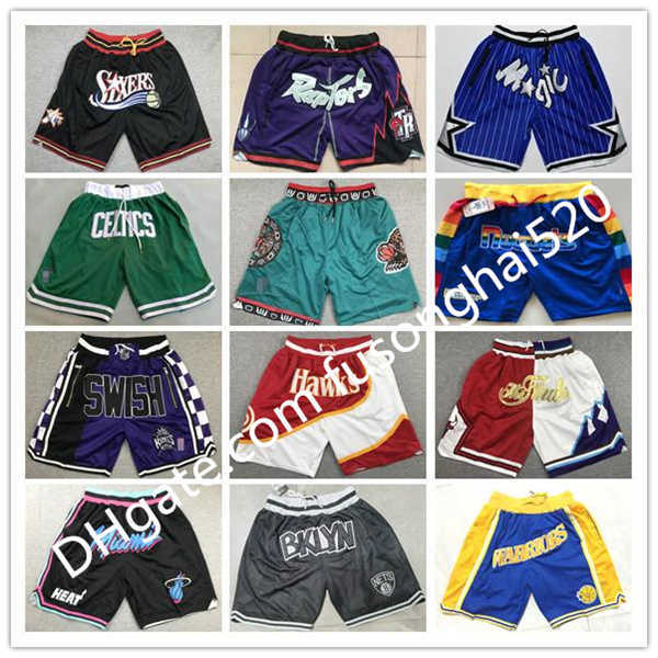Top 2021 Team Basketball Short Just Don Sport Shorts Hip Pop Pant With Pocket Zipper Sweatpants Blue White Black Red Pink Mens Stitched Baseball Size S-XXL, As photo 
Top 2021 Team Basketball Short Just Don Sport Shorts Hip Pop Pant With Pocket Zipper Sweatpants Blue White Black Red Pink Mens Stitched Baseball Size S-XXL, As photo