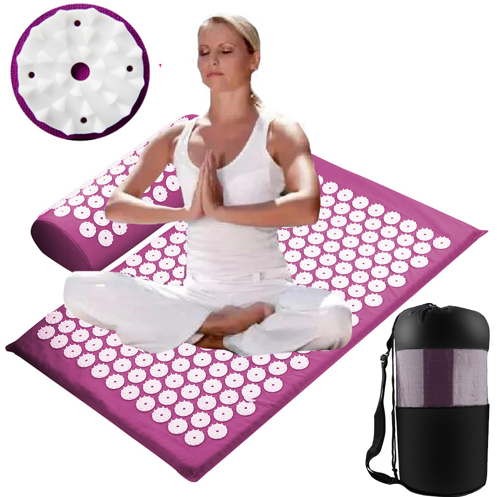 Massage Cushion Acupuncture mat Relieve Stress Back Body Pain Spike Acupressure Massager Mat
Massage Cushion Acupuncture mat Relieve Stress Back Body Pain Spike Acupressure Massager Mat