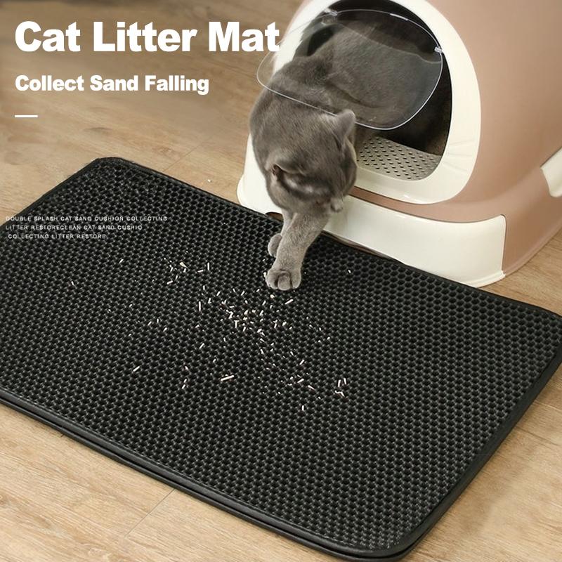 Cat Litter Mat Box Double Layer Foldable Cats Pad Non-Slip Waterproof Collecting Pets Cushion Beds & Furniture
Cat Litter Mat Box Double Layer Foldable Cats Pad Non-Slip Waterproof Collecting Pets Cushion Beds & Furniture