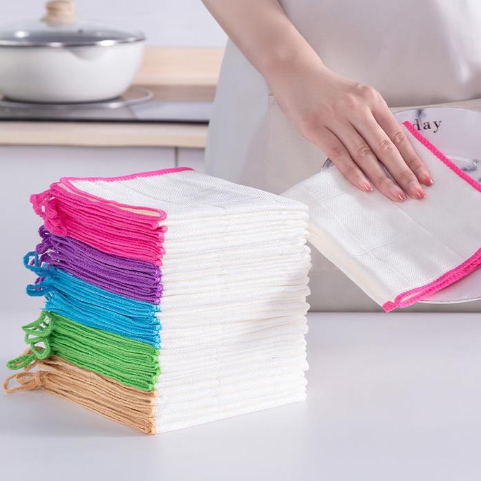 Kitchen Cleaning Cloth Dish Washing Towel Bamboo Fiber Eco Friendly Bamboo Cleanier Clothing Set
Kitchen Cleaning Cloth Dish Washing Towel Bamboo Fiber Eco Friendly Bamboo Cleanier Clothing Set
