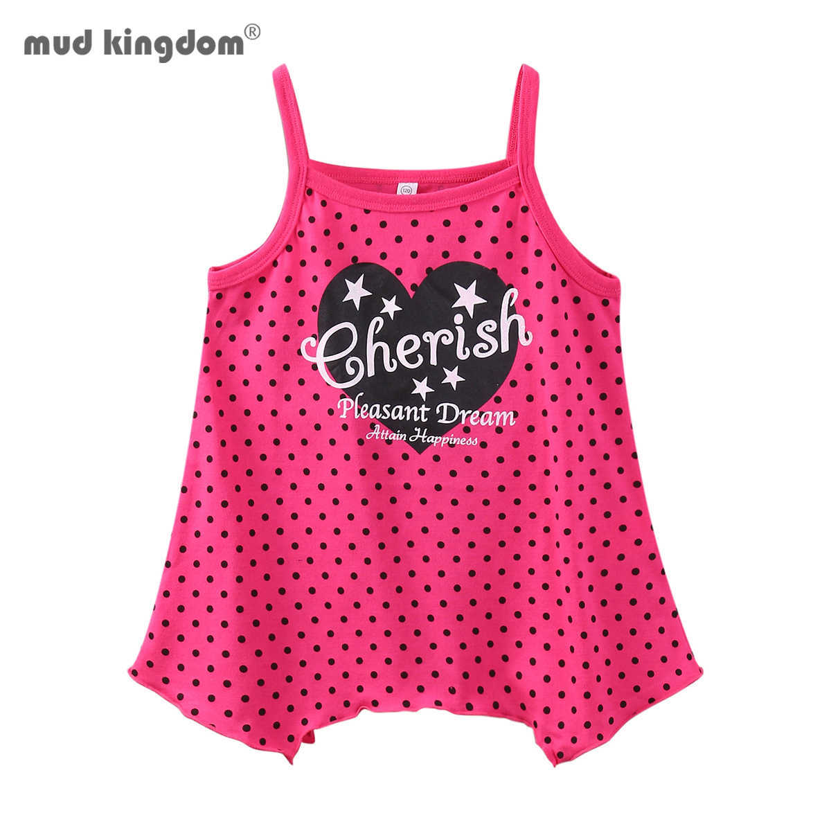 Mudkingdom Summer Girl Dot Suspender T-shirt Irregular Top Cotton Sleeveless Shirt Love Print Vest 210615, Blue
Mudkingdom Summer Girl Dot Suspender T-shirt Irregular Top Cotton Sleeveless Shirt Love Print Vest 210615, Blue