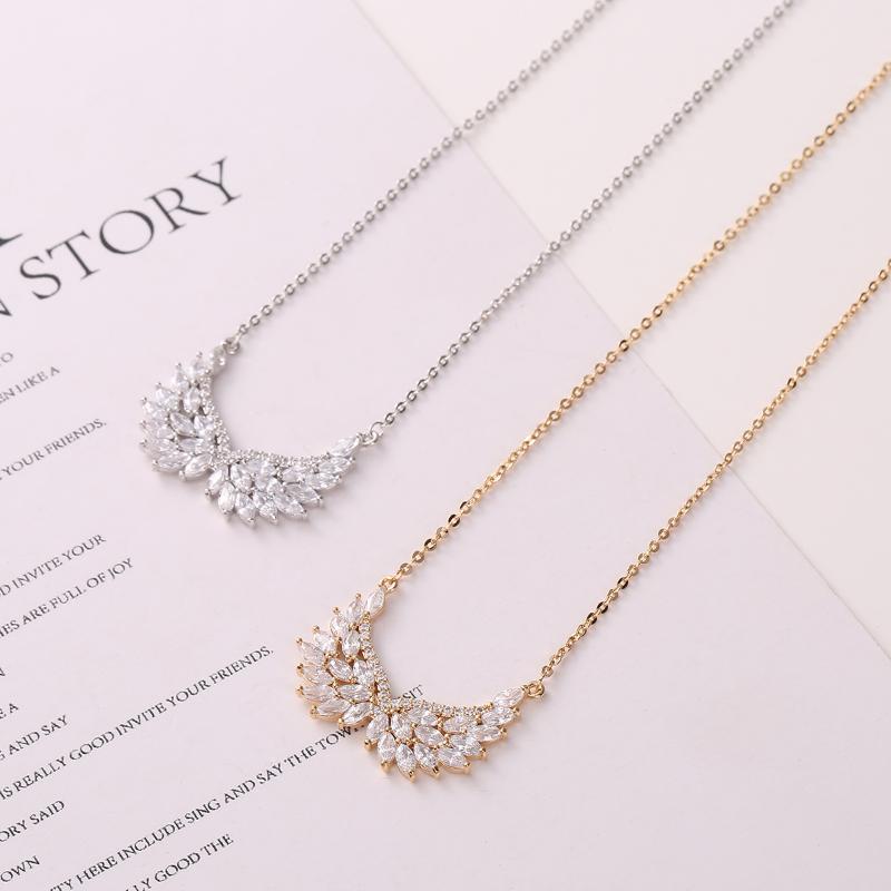 Pendant Necklaces 2021 Fahsion Style Summer Women's Sweet Wing Design Necklace Zircon Simple Jewelry Accessory
Pendant Necklaces 2021 Fahsion Style Summer Women's Sweet Wing Design Necklace Zircon Simple Jewelry Accessory