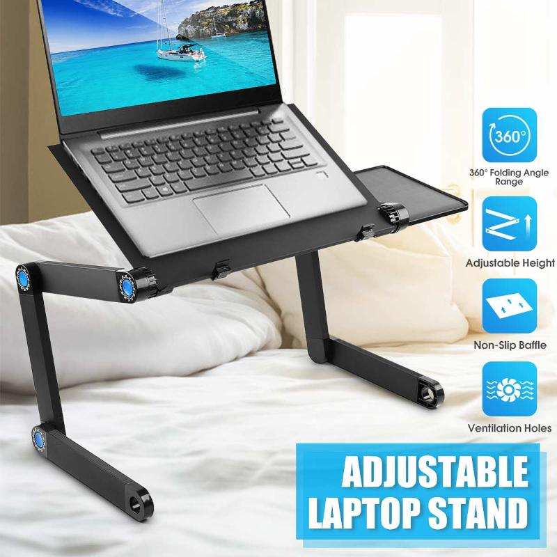 52.5x26.4x5cm Aluminum Laptop Folding Table Computer Desk Stand For Bed 360 Degree Rotation MultiFunctional Portable Cables & Connectors
52.5x26.4x5cm Aluminum Laptop Folding Table Computer Desk Stand For Bed 360 Degree Rotation MultiFunctional Portable Cables & Connectors