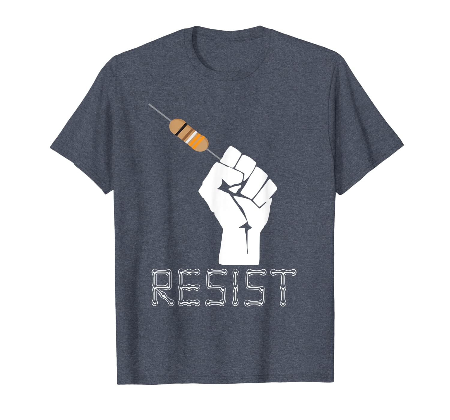 Resist Funny Gift Electrical Engineers Electrician T Shirt, White;black
Resist Funny Gift Electrical Engineers Electrician T Shirt, White;black