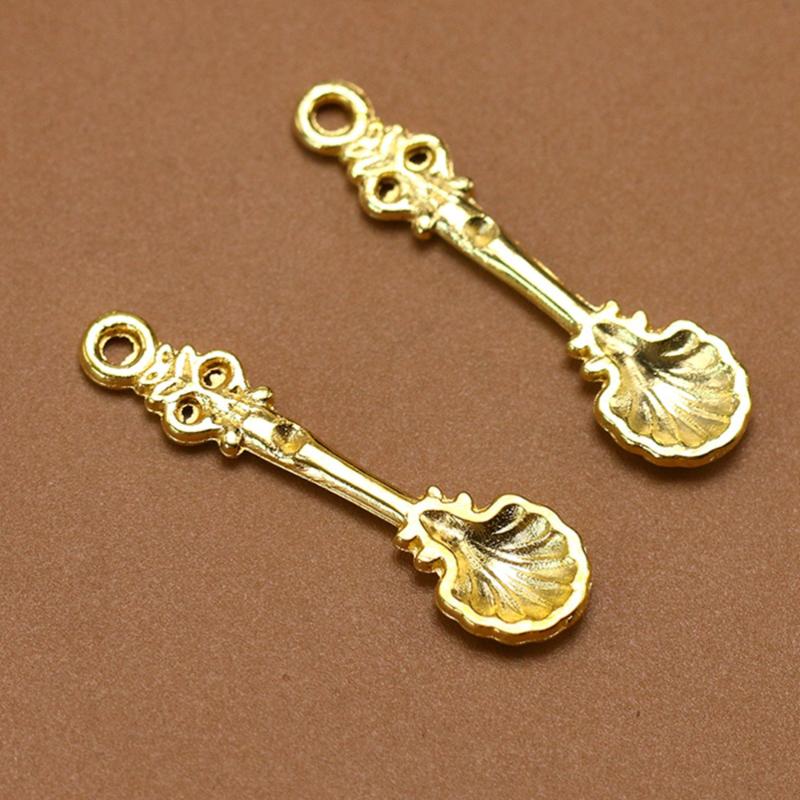 Charms 50pcs Spoon Shape Necklace Pendants Tableware Jewelry Making Accessory For DIY Crafts (Golden), Bronze;silver
Charms 50pcs Spoon Shape Necklace Pendants Tableware Jewelry Making Accessory For DIY Crafts (Golden), Bronze;silver