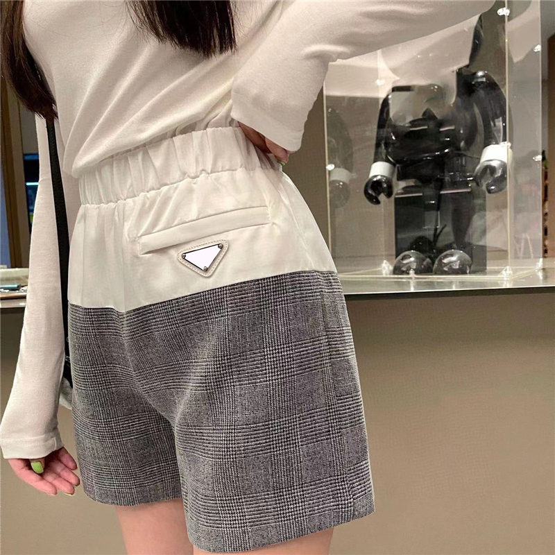 Womens Designer Nylon Shorts Pants With Triangle Badge Fashion Lady Casual Short Pant Elastic Waist, Black
Womens Designer Nylon Shorts Pants With Triangle Badge Fashion Lady Casual Short Pant Elastic Waist, Black