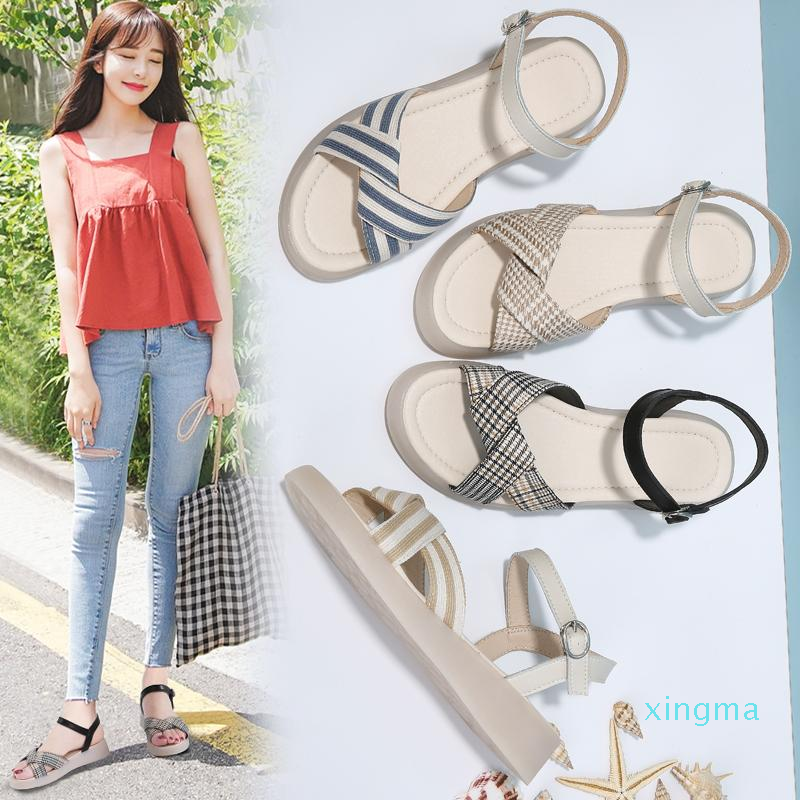 Sandals Calzado Mujer Verano 2021 Zapatos Buty Na Platformie Fashion Shoes Ladies