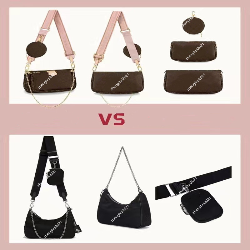 3 Piece Set MULTI POCHETTE ACCESSORIES and Nylon Bag Women Crossbody Genuine Leather Handbags Lady Tote Bags Coin Purse
3 Piece Set MULTI POCHETTE ACCESSORIES and Nylon Bag Women Crossbody Genuine Leather Handbags Lady Tote Bags Coin Purse
