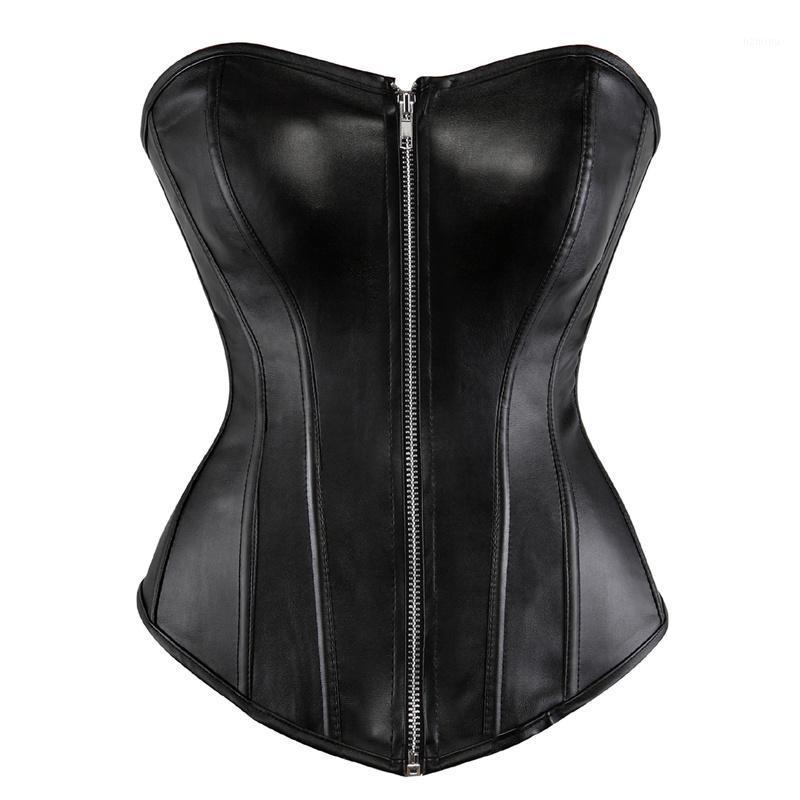 Bustiers & Corsets Sexy Women Synthetic Leather Corset Waist Train Burlesque Costumes Zipper Shiny Bustier Overbust Body Shaper, Black
Bustiers & Corsets Sexy Women Synthetic Leather Corset Waist Train Burlesque Costumes Zipper Shiny Bustier Overbust Body Shaper, Black