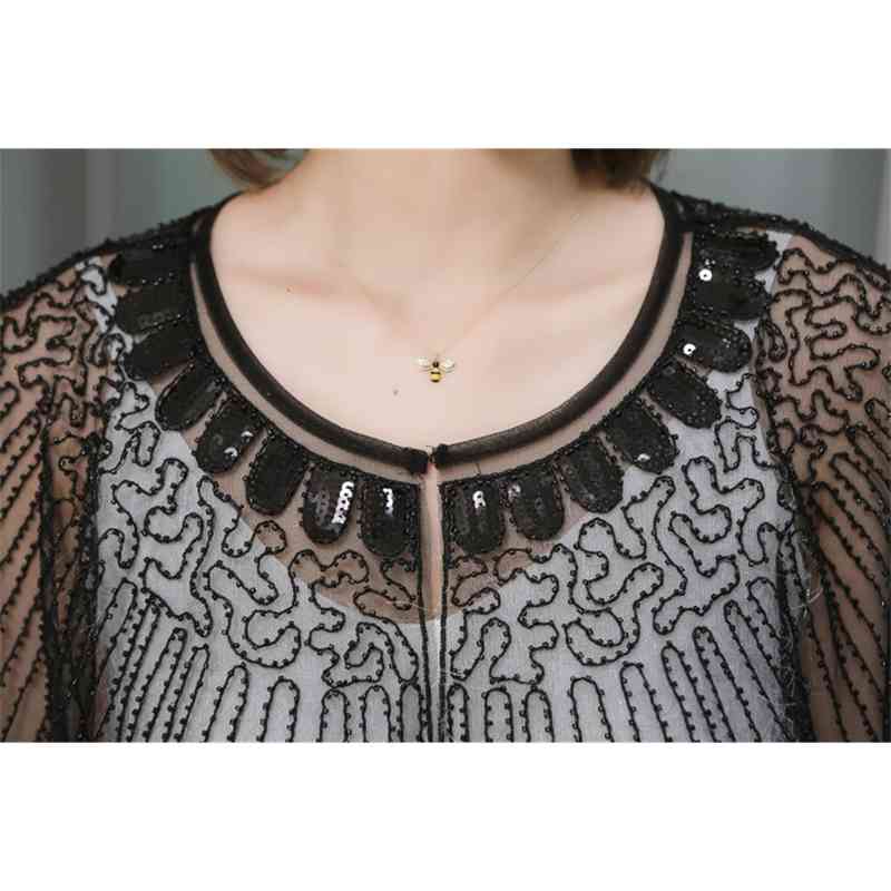 Blusas Mujer De Moda Short Sleeve Blouse Women Summer Short Blouse Tops Women O-neck Cardigan Hollow Lace Blouse Shirt C992 210602