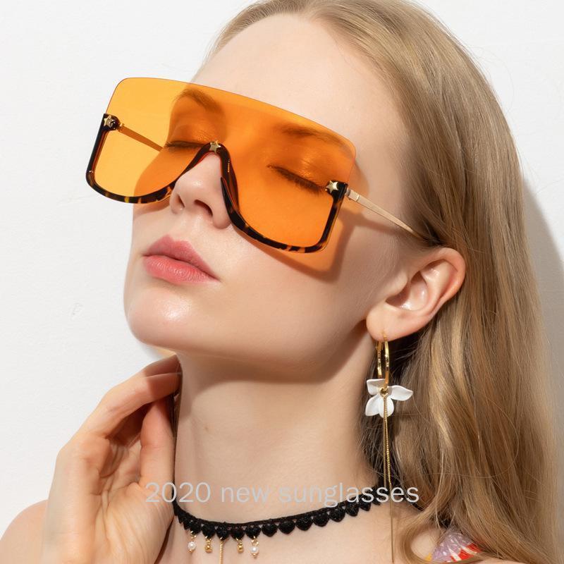 Sunglasses Oversized One Piece For Women 2021 Sun Glasses Men Half Frame Alloy Big Eyewear Female Orange NX1
Sunglasses Oversized One Piece For Women 2021 Sun Glasses Men Half Frame Alloy Big Eyewear Female Orange NX1