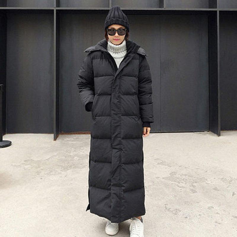 Women's Down & Parkas Parka Coat Extra Maxi Long Winter Jacket Women Hooded Big Plus Size Female Lady Windbreaker Overcoat Outwear Clothing