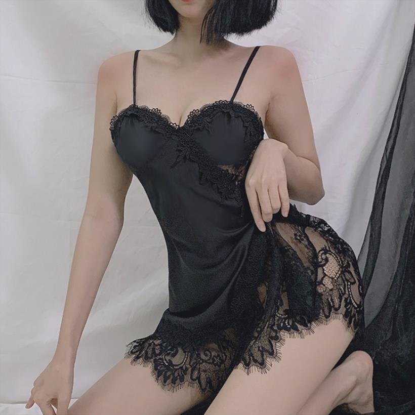 summer ice silk lingerie women sleepwear nightgowns hollowed out side mesh embroidery lace hollow beauty back strap nightdress, Black;red
summer ice silk lingerie women sleepwear nightgowns hollowed out side mesh embroidery lace hollow beauty back strap nightdress, Black;red