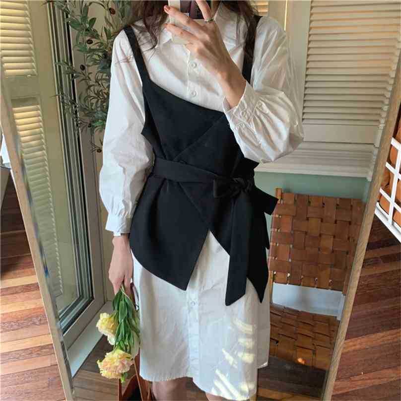 Solid Loose Fashion Chic Elegant Office Lady Shirts+Tank High Quality Two Piece Suits Sets 210525, Photo color
Solid Loose Fashion Chic Elegant Office Lady Shirts+Tank High Quality Two Piece Suits Sets 210525, Photo color