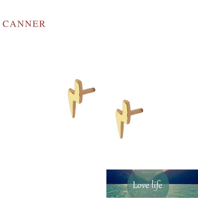 CANNER Glossy Mini Lightning Stud Earrings 925 Sterling Silver Earrings For Women Fashionable Silver Jewelry Earring Brincos Factory price expert design Quality
CANNER Glossy Mini Lightning Stud Earrings 925 Sterling Silver Earrings For Women Fashionable Silver Jewelry Earring Brincos Factory price expert design Quality