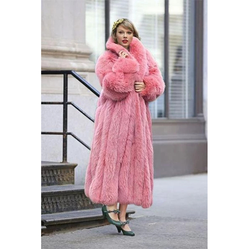 Noble plush women fur coat, high-quality stand-up collar, retro, comfortabl, fashionable, travel and commute, Pink
Noble plush women fur coat, high-quality stand-up collar, retro, comfortabl, fashionable, travel and commute, Pink