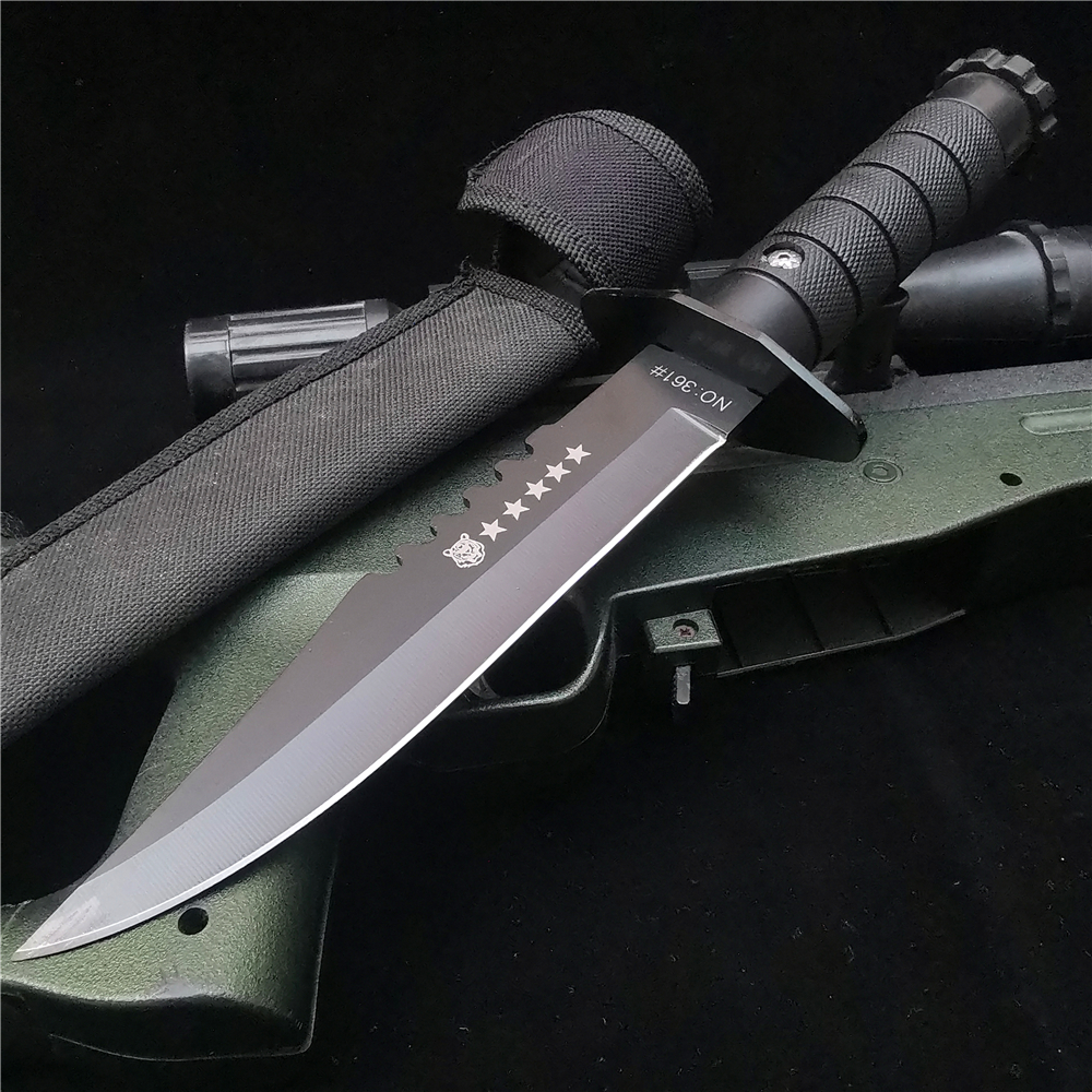 Outdoor Tactica Hunting Knife Sharp High Hardness Stainess Stee Knife Fixed Bade Knife Suitabe for Camping Garden
Outdoor Tactica Hunting Knife Sharp High Hardness Stainess Stee Knife Fixed Bade Knife Suitabe for Camping Garden