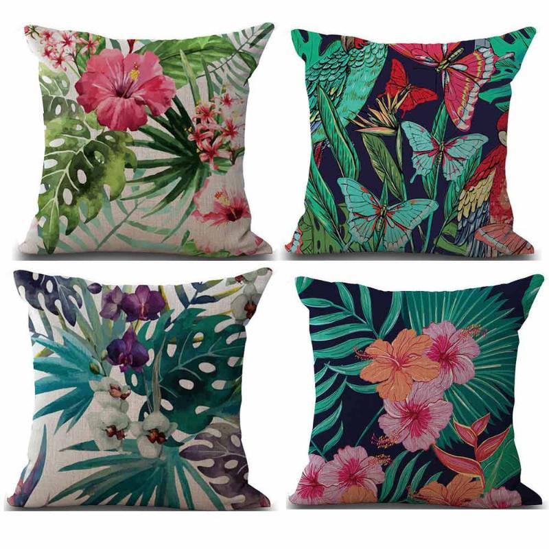 Pillow Case Flower Cases Print Decorative Linen Eco-friendly Pillowcase Party El Cover Home Leaves 4pc #T1G
Pillow Case Flower Cases Print Decorative Linen Eco-friendly Pillowcase Party El Cover Home Leaves 4pc #T1G