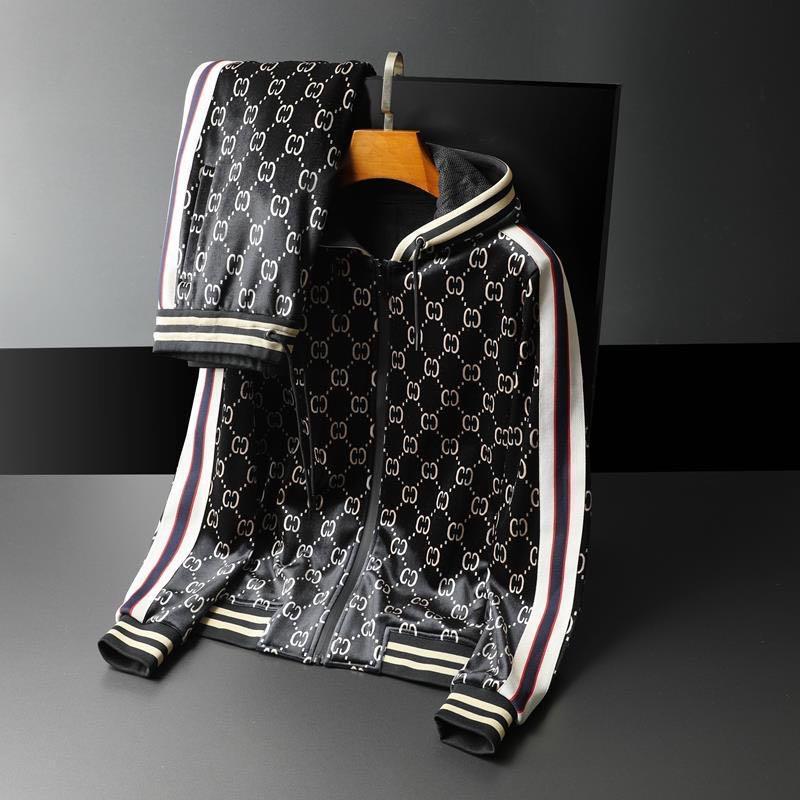 Winter Thick Double-sided Gold Velvet Men's Casual Sports Suit Hooded Sweater Two-piece Gym Clothing, White;black
Winter Thick Double-sided Gold Velvet Men's Casual Sports Suit Hooded Sweater Two-piece Gym Clothing, White;black