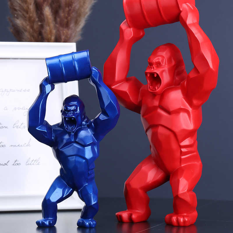 Creative Resin Statue Big King Kong Artwork Ornaments Animal Simulation Crafts Lift Bucket Sculpture Model 28cm Home Decorations 210804
Creative Resin Statue Big King Kong Artwork Ornaments Animal Simulation Crafts Lift Bucket Sculpture Model 28cm Home Decorations 210804