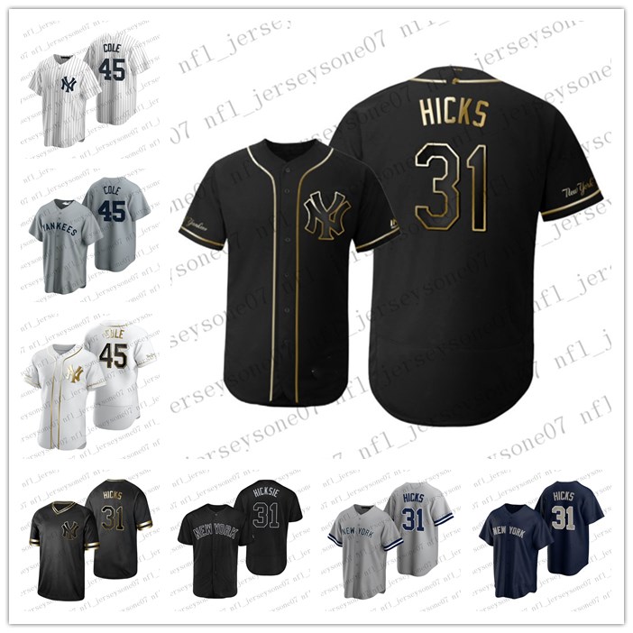 Custom York men women youth Yankees 31 Aaron Hicks 45 Gerrit Cole white blue gray black Authentic 2020 Home Jersey
Custom York men women youth Yankees 31 Aaron Hicks 45 Gerrit Cole white blue gray black Authentic 2020 Home Jersey