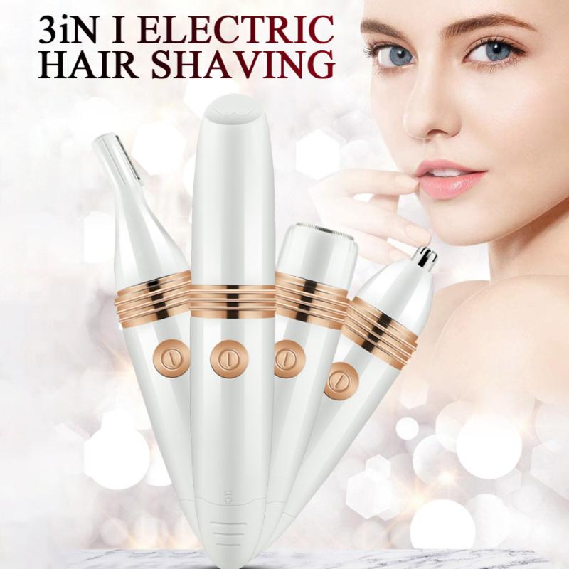 Electric Nose & Ear Trimmers 3 In 1 Multifunctional Hair Removal Device Portable Washable Shaver Private Parts Stripper For Beautiful Women
Electric Nose & Ear Trimmers 3 In 1 Multifunctional Hair Removal Device Portable Washable Shaver Private Parts Stripper For Beautiful Women