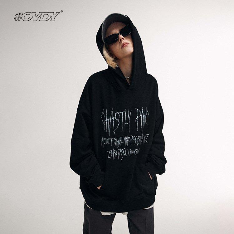 wxwovdy men's 2021 autumn winter new street personalized letter printing loose hooded terry sweater, Black
wxwovdy men's 2021 autumn winter new street personalized letter printing loose hooded terry sweater, Black
