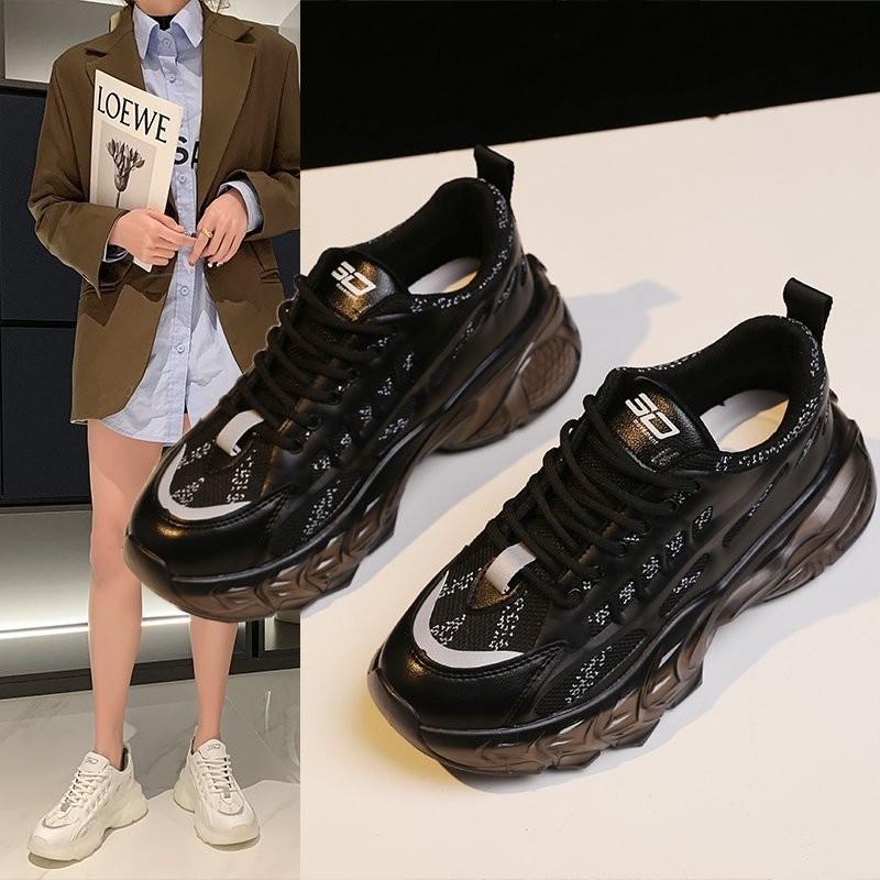 Luminous Sports Shoes Fashion Women's Jelly Bottom Mesh Casual Lace Platform Daddy Boots, Black
Luminous Sports Shoes Fashion Women's Jelly Bottom Mesh Casual Lace Platform Daddy Boots, Black