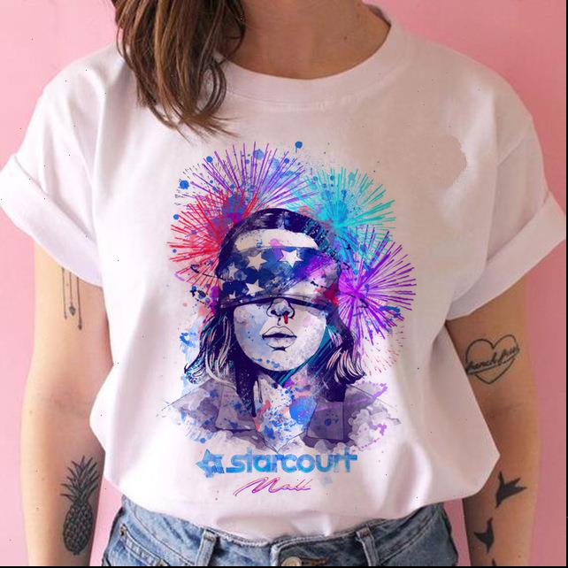 stranger womens t shirt things season 3 women eleven harajuku tshirt funny 90s female graphic ullzang upside down tees, White
stranger womens t shirt things season 3 women eleven harajuku tshirt funny 90s female graphic ullzang upside down tees, White
