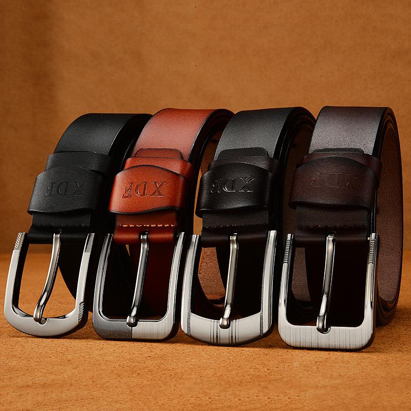 Belts 2021 Genuine Leather For Men's High Quality Buckle Jeans Cowskin Casual Business Cowboy Waistband Male Fashion Designer, Black;brown
Belts 2021 Genuine Leather For Men's High Quality Buckle Jeans Cowskin Casual Business Cowboy Waistband Male Fashion Designer, Black;brown
