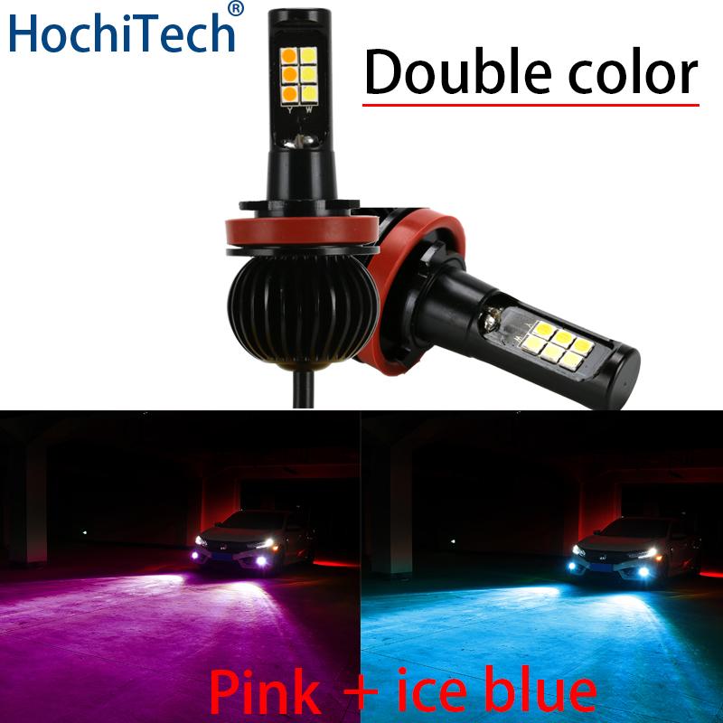Car Headlights Auto Front Fog Light Bulbs Double Color 55W LED Lights For Micra Versa Altima Maxima Juke Nismo Kicks X-trail Qashqai
Car Headlights Auto Front Fog Light Bulbs Double Color 55W LED Lights For Micra Versa Altima Maxima Juke Nismo Kicks X-trail Qashqai
