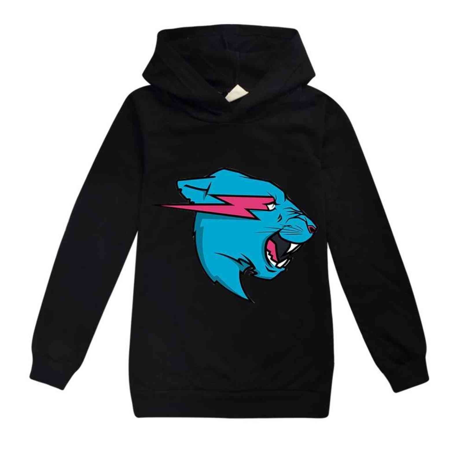 Mr Beast Lightning Cat Anime Hoodies Fashion Cartoon Print Sweatshirt Long Sleeve Kids Hoodie Unisex Streetwear G1028, Gray
Mr Beast Lightning Cat Anime Hoodies Fashion Cartoon Print Sweatshirt Long Sleeve Kids Hoodie Unisex Streetwear G1028, Gray